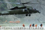 
红新月会称共有73支救援队参与直升机事故搜救