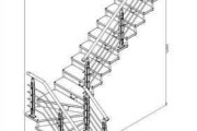 阁楼楼梯设计图纸,阁楼楼梯设计图与尺寸详图