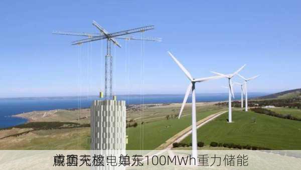 中国天楹：如东100MWh重力储能
首套充放电单元
成功